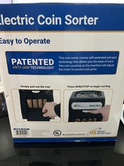 Royal Sovereign QS-1AC Electric 1 Row Coin Sorter