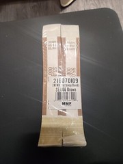 1,000 Self-Sealing Currency Bands – $5,000 denomination Brown straps money