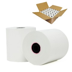 3-1/8″ x 273′ Thermal Recipet paper 50 Rolls x 6 cases (300rolls) BPA Free