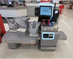 Lot of 4 – Toshiba Self Checkout System 7 6800-110 & SCO Manager Cashier Stand