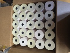 2 Ply POS/Cash Register Rolls, 3 Inches X 90 Feet, White/Canary, 50 per Carto…