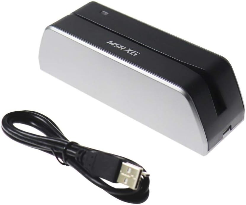 USB MSRX6 Swipe Card Reader Writer 3 Track