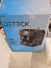 DETECK DT800 Mixed Denomination Money Counter Bill Counter Large 3.5 Display USA