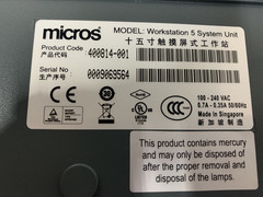 **Micros Workstation 5 System Unit 400814-001 – w/Work Station 5 Table Stand