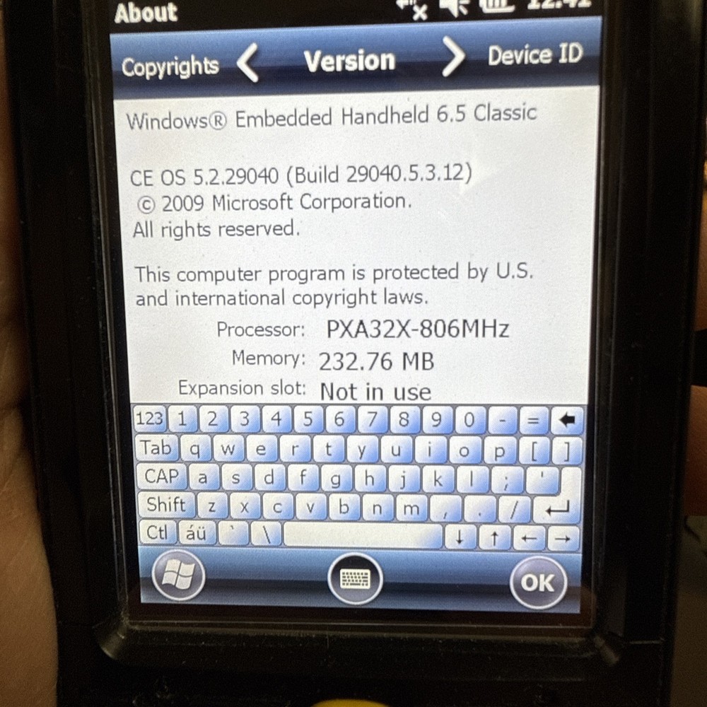 ✅Motorola MC55A Handheld, 2D/1D Scanner, WiFi, Windows Mobile 6.5 w/ Battery!🔥⭐