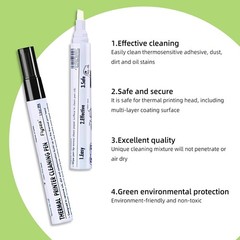 Thermal Printer Printhead Cleaning Pen for Thermal Receipt Shipping Label POS Ca