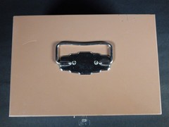 VINTAGE FLASH FILING METAL CASH LOCK BOX W/KEY STRONG BOX SAFE W/TRAY EXCELLENT!