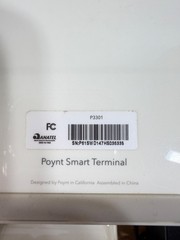 Lot of 2 Poynt P3301 Smart Terminals Wireless Credit Card Readers w Accessories