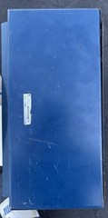 Vintage Addressograph #14-55, hand-operated mechanical credit card imprinter