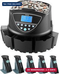 VEVOR Upgraded Coin Counter & Sorter, Coin Sorter and Wrapper Machine with Intui