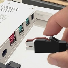 24V Powered USB Male 8Pin Retail Power Data Cable For Printer POS Systems