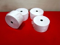 3 1/8″ X 660′ 6″ O.D. Premium Grade 21# Thermal Paper 1″ Solid Wall Core 8 Rolls