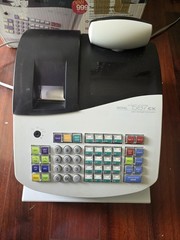 Royal Alpha 587CX Cash Register Management System With Keys Tested Works