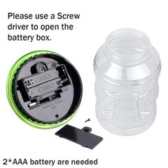 Digital Counting Money Jar, Digital Coin Counter with LCD Display Large Capac…