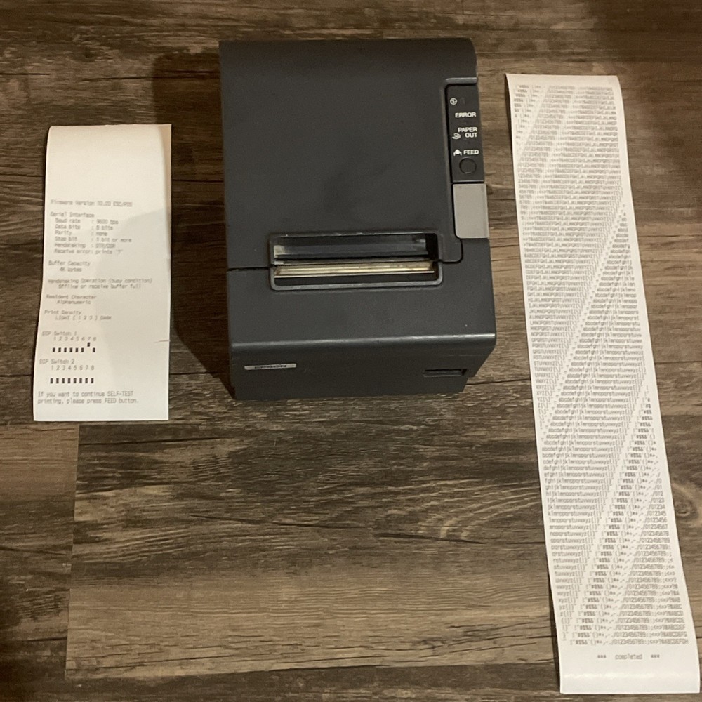 Micros Epson M129H TM-T88IV Thermal POS Receipt Printer IDN Tested!