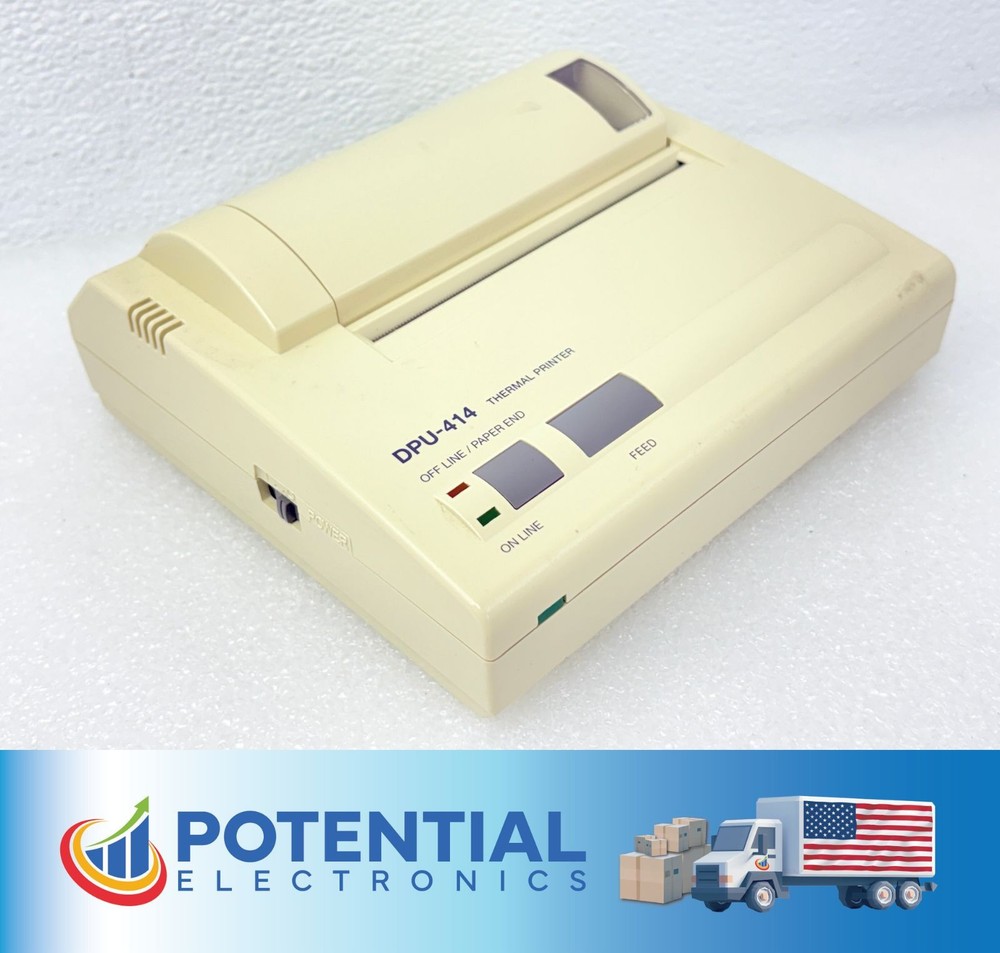 Pre Owned | Seiko Instruments DPU-414 Portable Thermal Printer – Beige/White