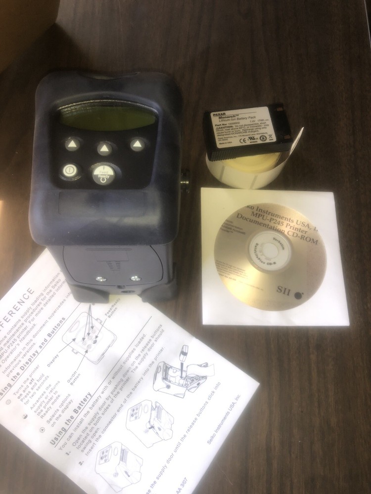 Seiko Instruments SII Thermal Monochrome Printer MPU-P2450011E. with SLP-FW 6box