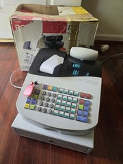 Royal Alpha 587CX Cash Register Management System With Keys Tested Works