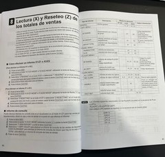 INSTRUCTION OPERATIONS MANUAL Español Spn. Sharp XE-A407 XE-A43S Cash Register