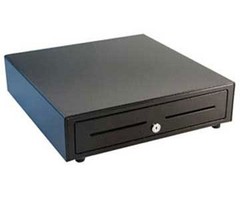 APG VASARIO CASH DRAWER, BLACK SPECIAL 5 BILLX 8 COIN TILL