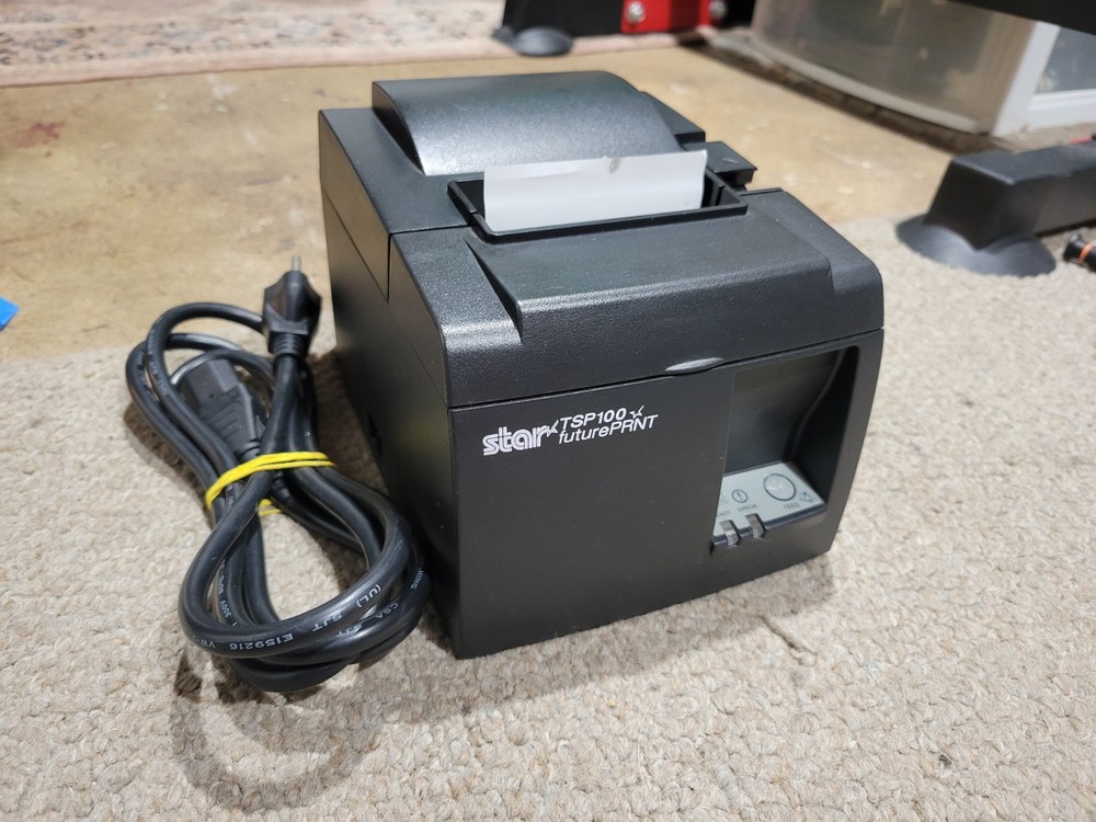 TESTED Star TSP100 futurePRNT 143U Thermal POS Receipt Printer USB for Square