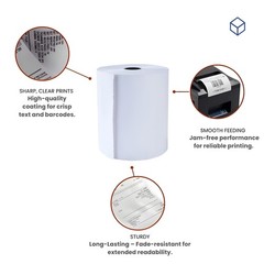 (20 Rolls) 3 1/8 x 200ft’ Thermal Paper Rolls BPA-Free 80mm Thermal Receipt P…