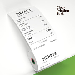 Thermal Paper 3 1/8 X 230Ft, 10 Rolls Receipt Paper Work for Star Micronics TSP1