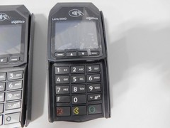 3x Ingenico Lane/3000 Credit Card Reader Terminal w/ 2x Power Cables