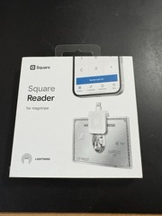Square A-PKG-0206-01 Credit Debit Card Reader, White for Apple iPhone/Android