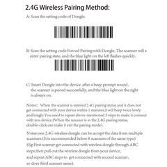 Symcode Bluetooth 2D Black, Barcode Scanner with Auto-Sensing Stand