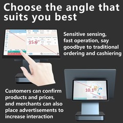 Touch Screen POS Cash Register for Small Business Retail and Restaurant Terminal