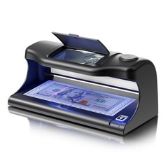 Counterfeit Bill Detector – Dual LED UV Light, 4 Security Tests, Money Checker f