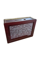 Cash Vault Wooden Savings Box, Wooden Cash Saver Money Box, Cash Saver Box