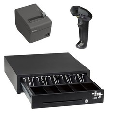 POS Hardware Bundle for Square – Cash Drawer, Thermal Receipt Printer, and…