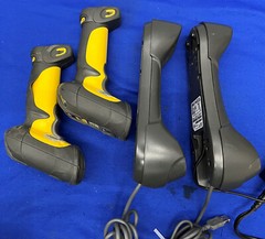SYMBOL MOTOROLA BARCODE SCANNER LS3578 w/ CHARGING STATION – 1 LOT QTY 2