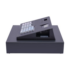 Thermal POS System Cash Register w/ Built-in Printer, 9-Slot Money Drawer, USB