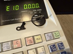 Casio PCR-T265 Cash Register With 2 Keys – Tested And Working