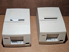 LOT OF 2 Epson TM-U325D M133A POS Dot Matrix Receipt Printer