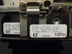 Lot of 2 Fujitsu Thermal Printer Mechanisms With Cutter FTP-632MCL545