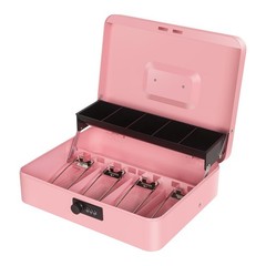 Cash Box with Combination Lock, Metal Money Box for Cash Register, Large Cash…
