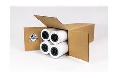 24lb Premium Coated Inkjet Bond Paper, 36″ x 150′, 4 rolls per box
