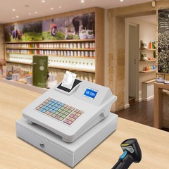 Electronic Cash Register Pos System Supermarket Bar Retail Shop with Cash Drawer