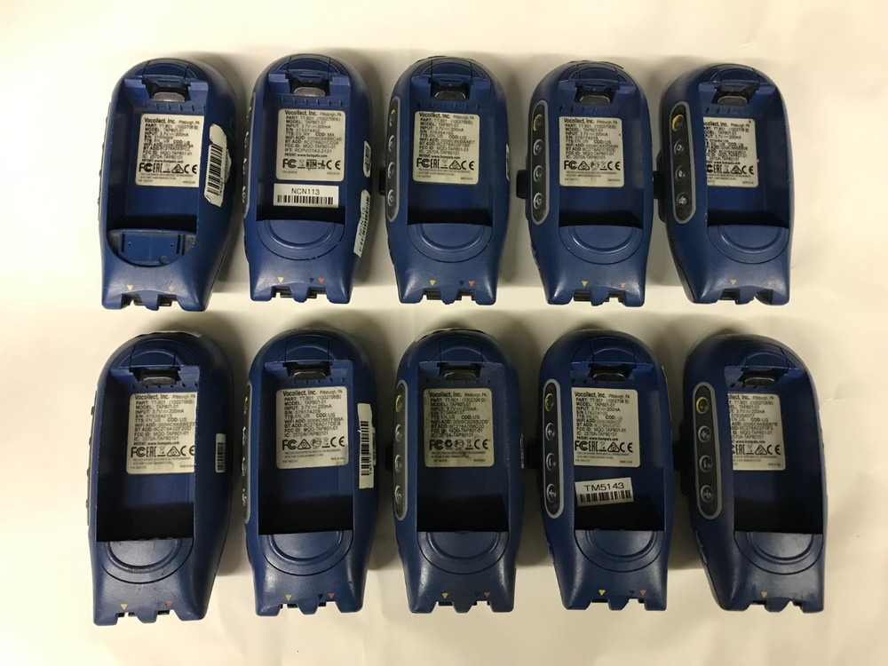 Lot of 10 Vocollect TT-801 Voice Terminal TAP801-01 Untested NO Battery