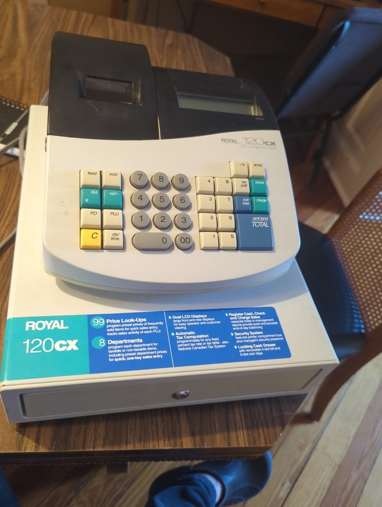 Royal 120CX Cash Management System Register Tested