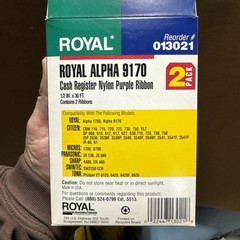 Royal Alpha 9170 POS Printer Ribbon – Royal Alpha POS
