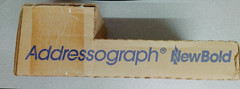 NEW BOLD ADDRESSOGRAPH VINTAGE CREDIT CARD MACHINE NEW!! WOW!!