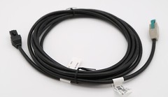Cable; USB Plus Power for 15″ Touch Monitor / 7878 Scanner Scale, 4M, Black