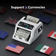 N71 Money Counter Machine Mixed Denomination, Dual-Display Mixed Denomination Va