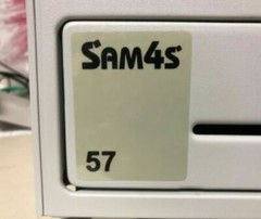 SAM4S Tray 57 Cash Drawer Plastic Insert Money, 5B, 5C ER-5200 ER-5215 ER-5240
