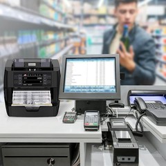 VC-3 Money Counter Machine Mixed Denomination, Value Counting, CIS/UV/IR/MG/MT